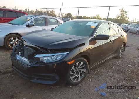 2016 Honda Civic Ex z USA, uszkodzony, nr VIN 19XFC2F70GE078099